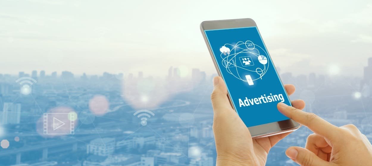 A targeted Facebook Ads concept for tree service businesses, featuring a professional arborist working on a tree, symbolizing effective digital marketing strategies.